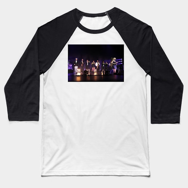 David Byrne and St. Vincent Photograph Baseball T-Shirt by Concert Photos